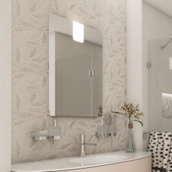 Zrcadlo bez vypínače Nimco 60x80 cm hliník ZP 20002