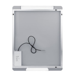 Zrcadlo se senzorem Nimco 60x80 cm hliník ZP 22002V