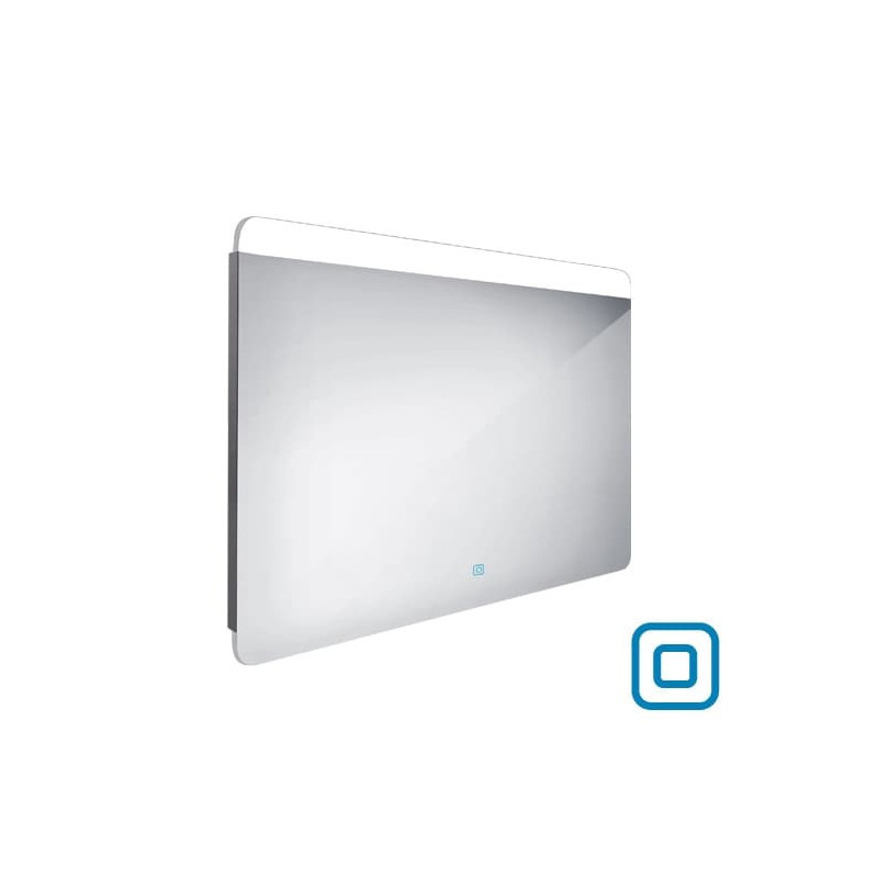 Zrcadlo se senzorem Nimco 100x70 cm hliník ZP 23004V
