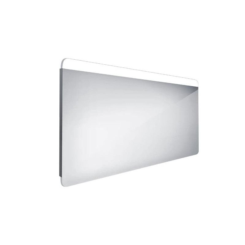 Zrcadlo bez vypínače Nimco 140x70 cm hliník ZP 23008