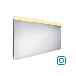 Zrcadlo se senzorem Nimco 140x70 cm hliník ZP 23008V