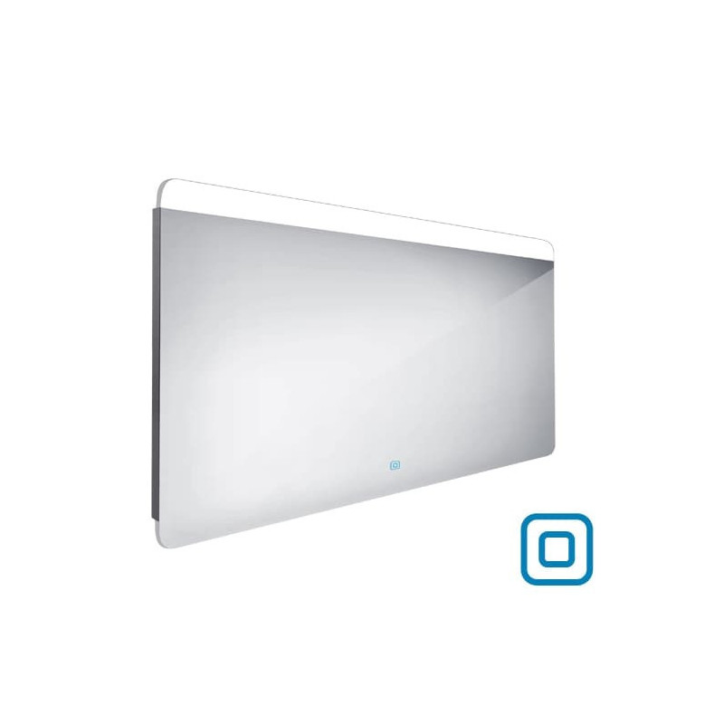 Zrcadlo se senzorem Nimco 140x70 cm hliník ZP 23008V
