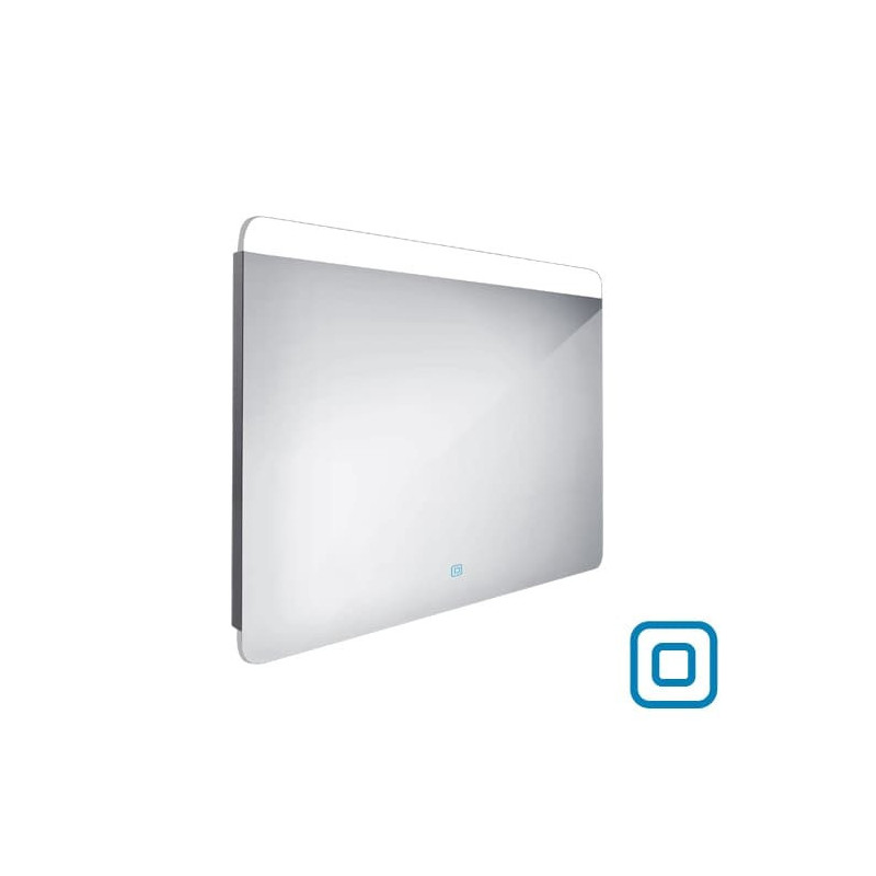 Zrcadlo se senzorem Nimco 90x70 cm hliník ZP 23019V