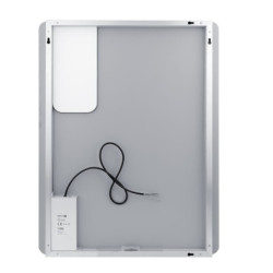 Zrcadlo bez vypínače Nimco 60x80 cm hliník ZP 25002