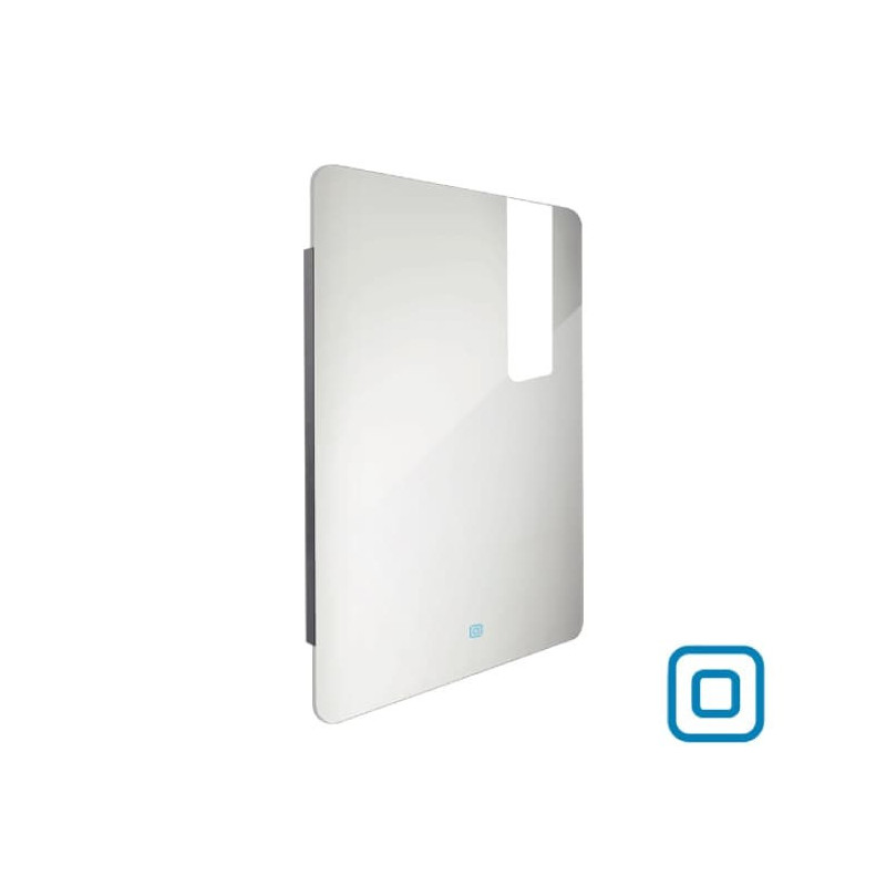 Zrcadlo se senzorem Nimco 60x80 cm hliník ZP 25002V
