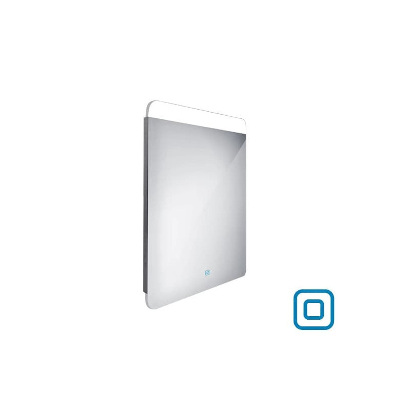 Zrcadlo se senzorem Nimco 50x70 cm hliník ZP 23001V