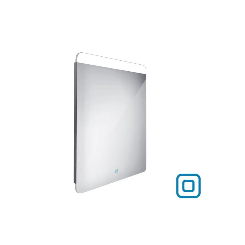 Zrcadlo se senzorem Nimco 60x80 cm hliník ZP 23002V