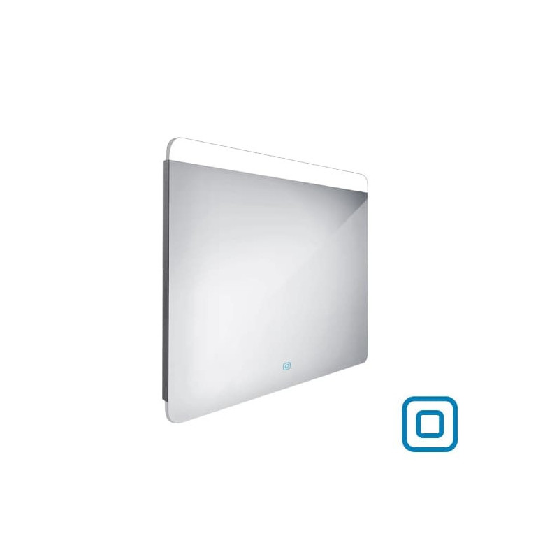 Zrcadlo se senzorem Nimco 80x70 cm hliník ZP 23003V