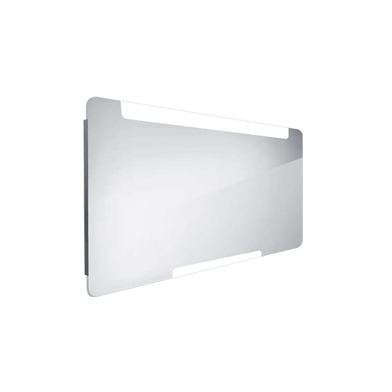 Zrcadlo bez vypínače Nimco 140x70 cm hliník ZP 22008
