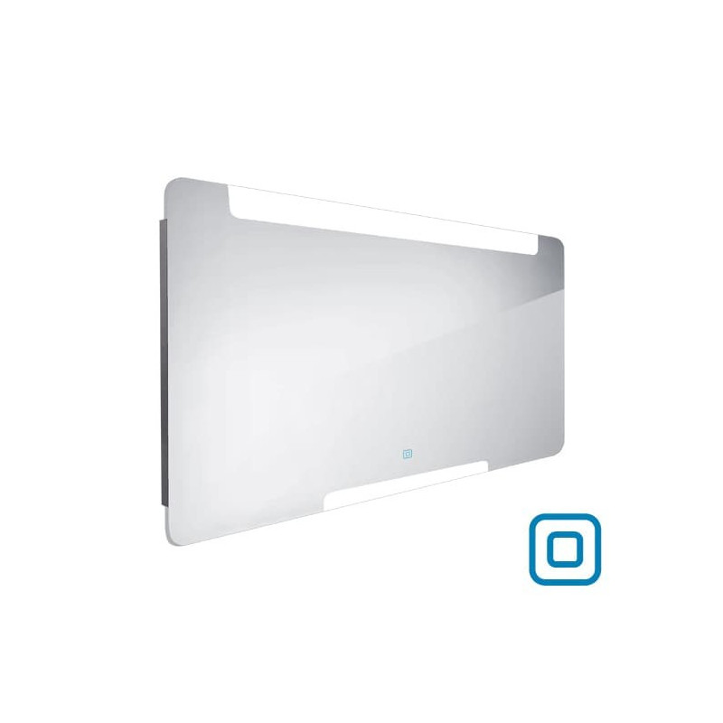Zrcadlo se senzorem Nimco 140x70 cm hliník ZP 22008V