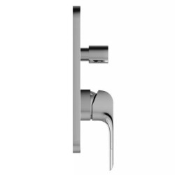 Sprchová a vanová baterie Ravak Flat bez podomítkového tělesa chrom X070123