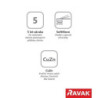Bidetová baterie Ravak Flat s výpustí chrom X070122