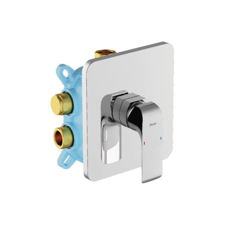 Sprchová a vanová baterie Ravak Flat bez podomítkového tělesa chrom X070124