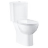 Wc kombi komplet GROHE BAU-CERAMIC alpská bílá zadní odpad 39604000