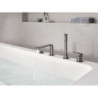 Vanová baterie GROHE Lineare se sprchovým setem kartáčovaný Hard Graphite 19577AL1