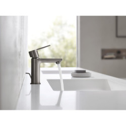Umyvadlová baterie GROHE Lineare s výpustí kartáčovaný Hard Graphite 32109AL1