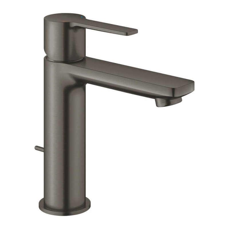 Umyvadlová baterie GROHE Lineare s výpustí kartáčovaný Hard Graphite 32114AL1