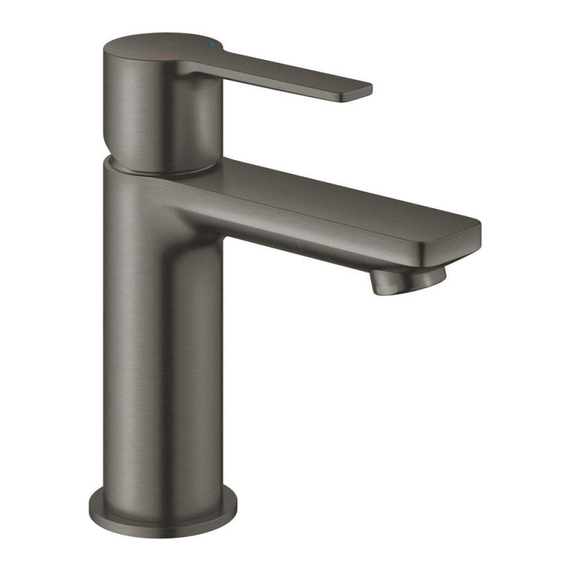 Umyvadlová baterie GROHE Lineare s clic-clacem kartáčovaný Hard Graphite 23791AL1