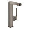 Umyvadlová vysoká baterie GROHE Plus s otočným ramínkem kartáčovaný Hard Graphite 23851AL3
