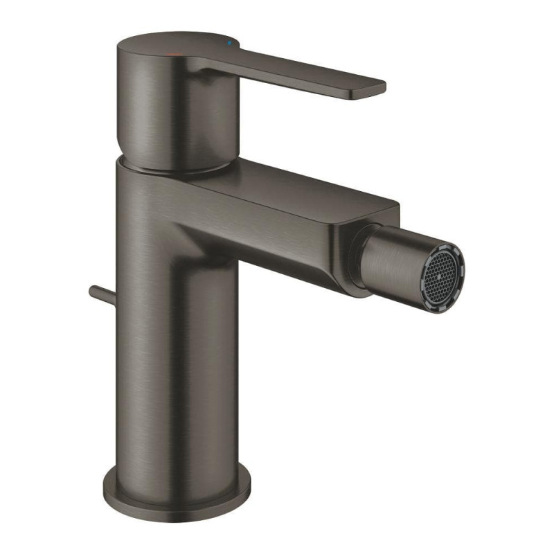 Bidetová baterie GROHE Lineare s výpustí kartáčovaný Hard Graphite 33848AL1