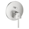 Sprchová a vanová baterie GROHE Plus bez podomítkového tělesa supersteel 24060DC3