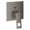 Sprchová a vanová baterie GROHE Eurocube bez podomítkového tělesa kartáčovaný Hard Graphite 24062AL0