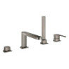 Vanová baterie GROHE Plus se sprchovým setem kartáčovaný Hard Graphite 29307AL3