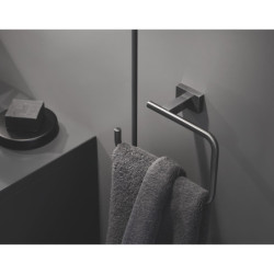 Držák toaletního papíru GROHE Essentials Cube kartáčovaný Hard Graphite G40507AL1