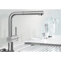 Dřezová baterie Blanco Linus - S s vytahovací sprškou chrom 512402