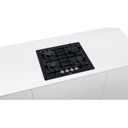 Siemens iQ300, Plynová varná deska, 60 cm, Černá, EN6B6HB90