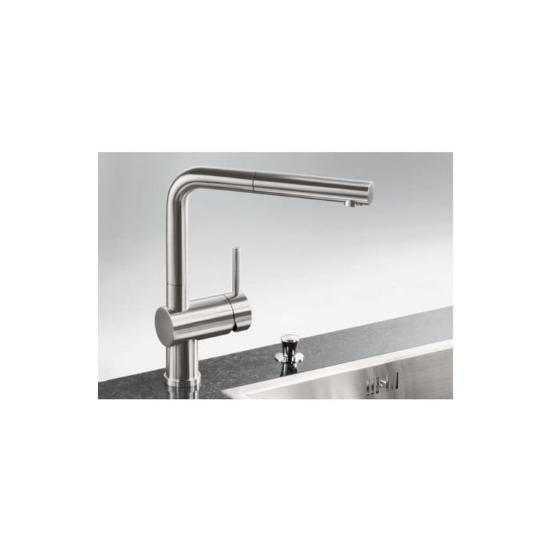 Dřezová baterie Blanco Linus - S s vytahovací sprškou chrom 512402