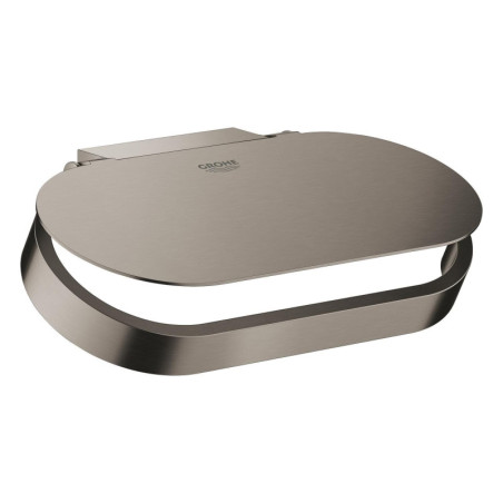 Držák toaletního papíru GROHE Selection kartáčovaný Hard Graphite G41069AL0