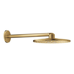 Hlavová sprcha GROHE Rainshower SmartActive na stěnu včetně sprchového ramena kartáčovaný Cool Sunrise 26475GN0