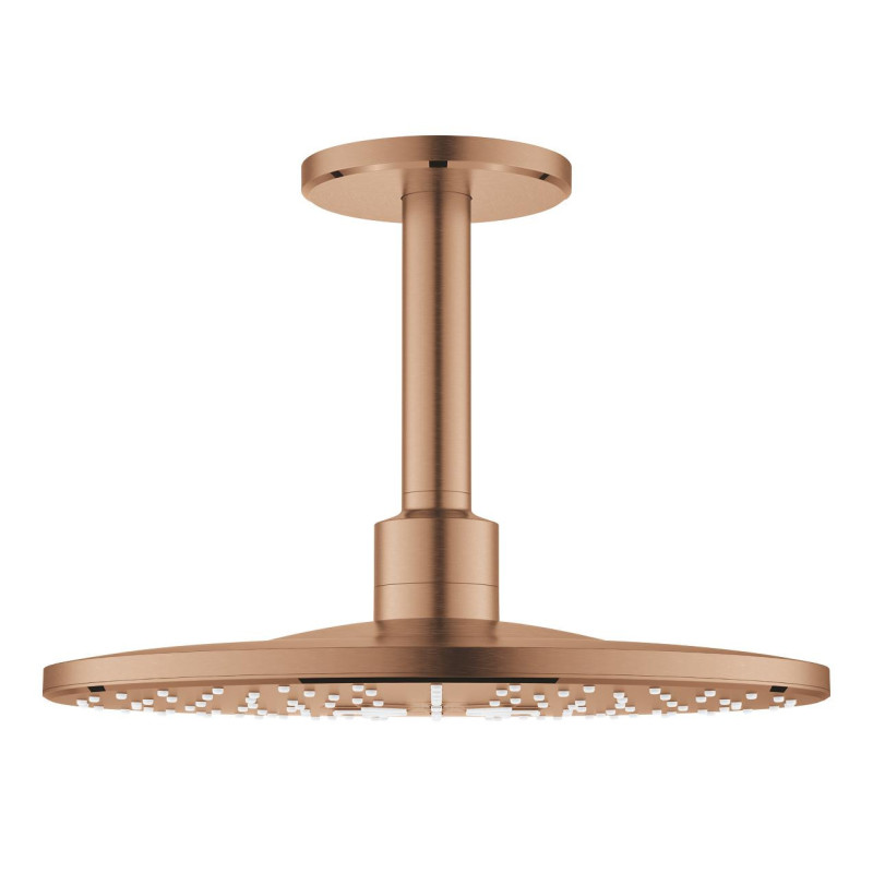 Hlavová sprcha GROHE Rainshower SmartActive strop včetně sprchového ramena kartáčovaný Warm Sunset 26477DL0
