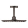 Hlavová sprcha GROHE Rainshower SmartActive Cube strop včetně sprchového ramena Hard Graphite 26481A00