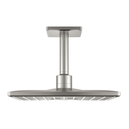 Hlavová sprcha GROHE Rainshower SmartActive Cube strop včetně sprchového ramena supersteel 26481DC0