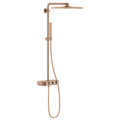 Sprchový systém GROHE Euphoria SmartControl na stěnu s termostatickou baterií kartáčovaný Warm Sunset 26508DL0