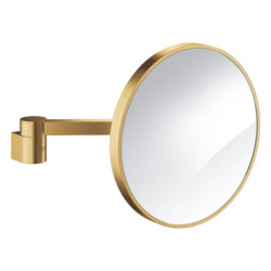 Kosmetické zrcátko GROHE Selection sklopné kartáčovaný cool sunrise G41077GN0
