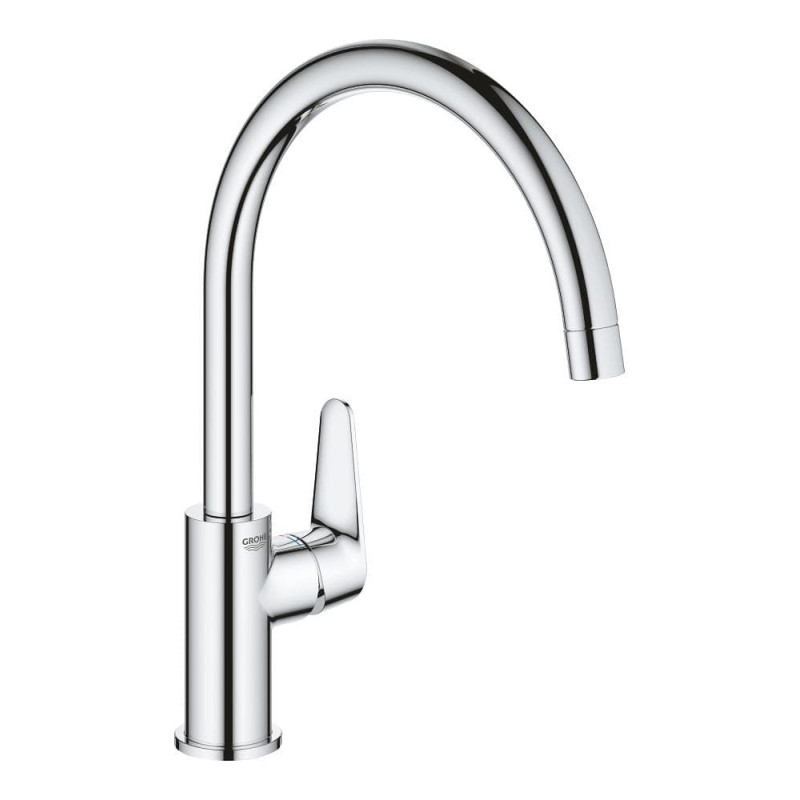 Dřezová baterie GROHE BauCurve s otočným ramínkem chrom 31536001