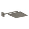 Hlavová sprcha GROHE Rainshower Cube na stěnu včetně sprchového ramena kartáčovaný Hard Graphite 26564AL0