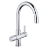 Dřezová baterie GROHE Red chrom 30033000