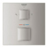 Sprchová a vanová baterie GROHE Grohtherm Cube bez podomítkového tělesa supersteel 24154DC0