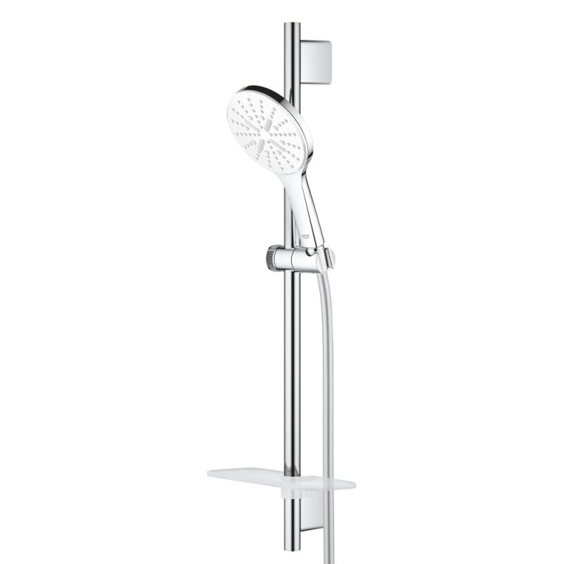 Sprchový set GROHE Rainshower SmartActive na stěnu s poličkou měsíční bílá 26577LS0