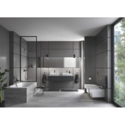Sprchová hlavice GROHE Rainshower SmartActive Cube kartáčovaný Hard Graphite 26582AL0
