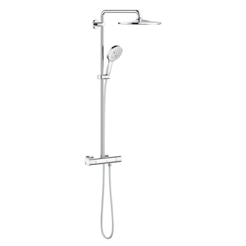 Sprchový systém GROHE Rainshower SmartActive na stěnu s termostatickou baterií chrom 26648000