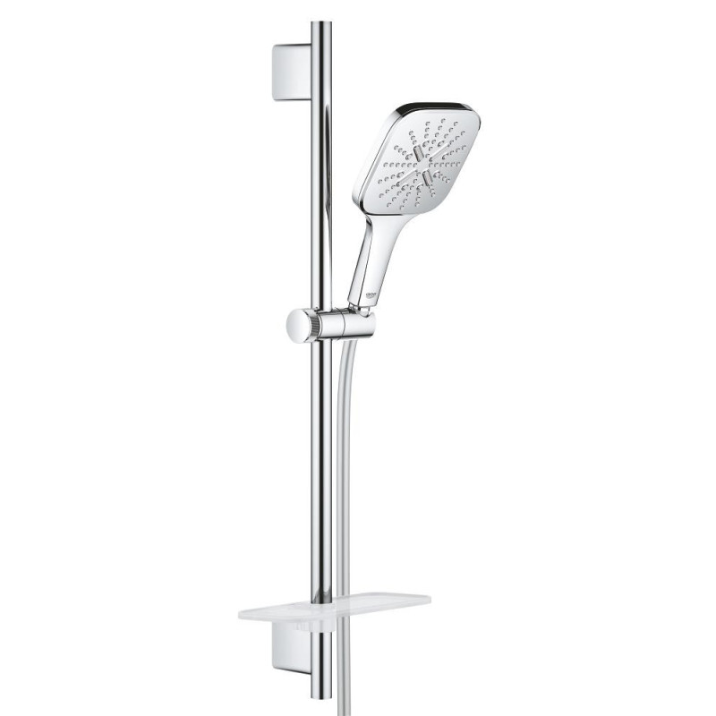 Sprchový set GROHE Rainshower SmartActive Cube na stěnu s poličkou chrom 26584000