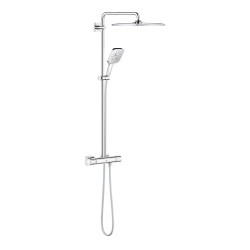 Sprchový systém GROHE Rainshower SmartActive Cube na stěnu s termostatickou baterií chrom 26649000