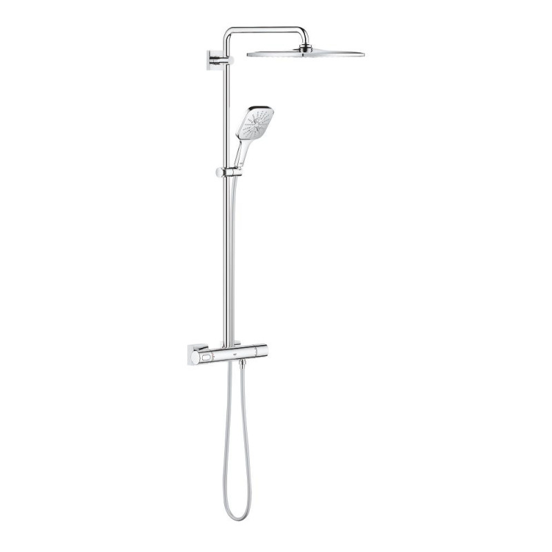 Sprchový systém GROHE Rainshower SmartActive Cube na stěnu s termostatickou baterií chrom 26649000