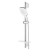 Sprchový set GROHE Rainshower SmartActive Cube na stěnu s poličkou měsíční bílá 26584LS0