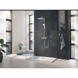 Sprchový systém GROHE Rainshower SmartActive na stěnu s termostatickou baterií chrom 26652000